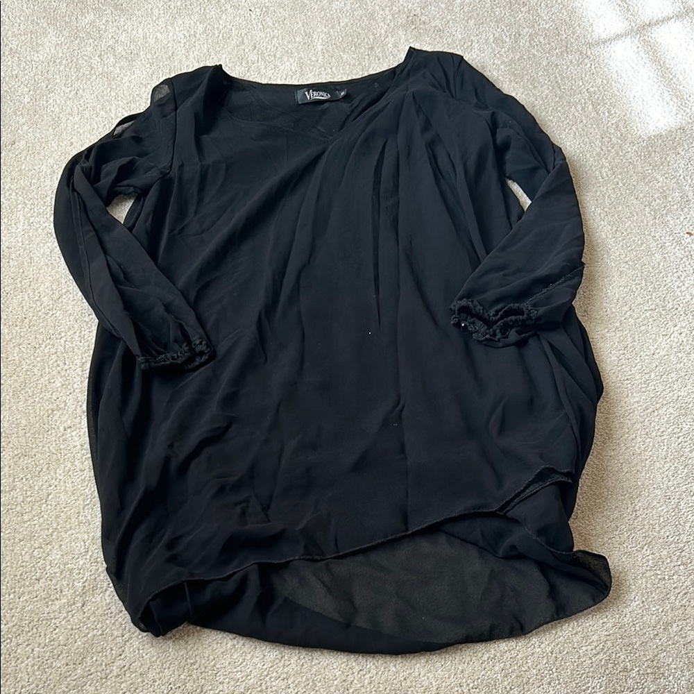 Black Long Sleeve Blouse